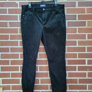 Women's Black Corduroy "Rockstar" Pants by Old Navy - Size 14 Short